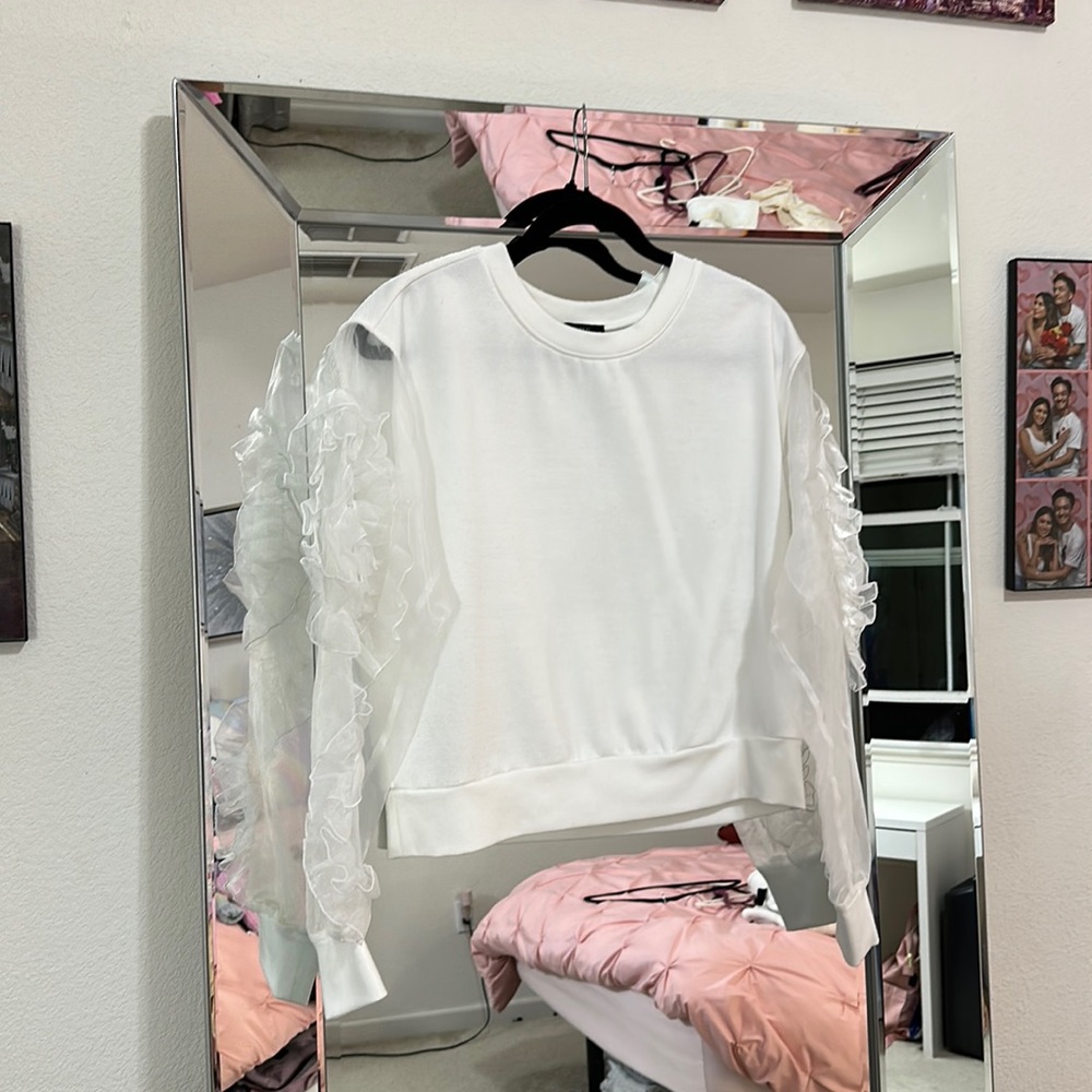 Ruffle sweater